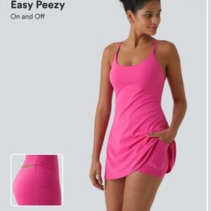 HALARA Pink Athletic Dress